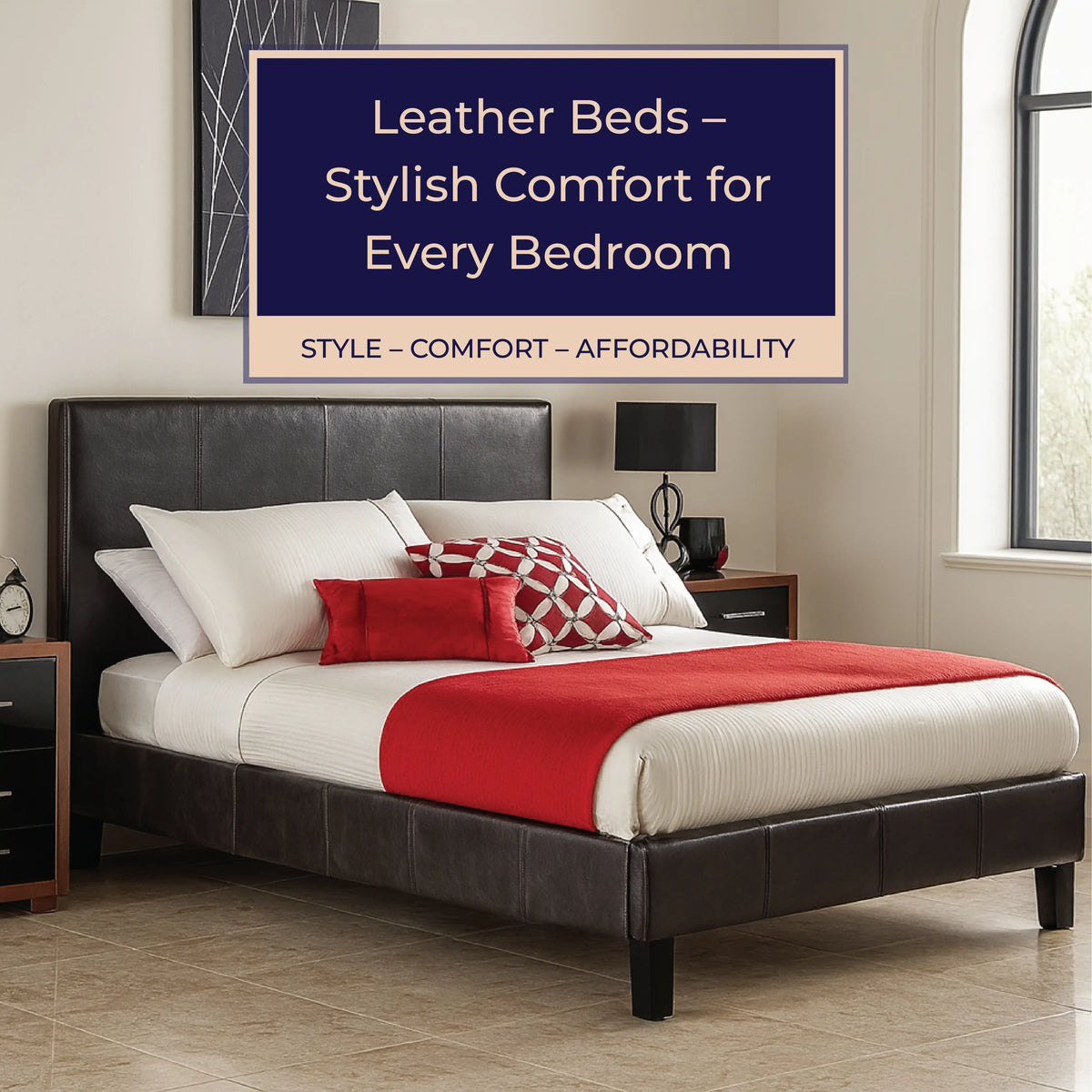 Leather Beds – Stylish Comfort for Every Bedroom