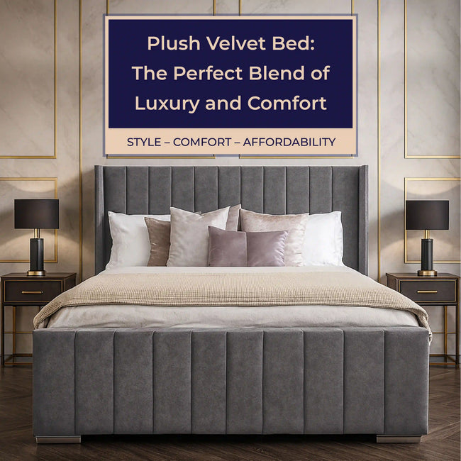 Plush Velvet Bed: The Perfect Blend of Luxury and Comfort
