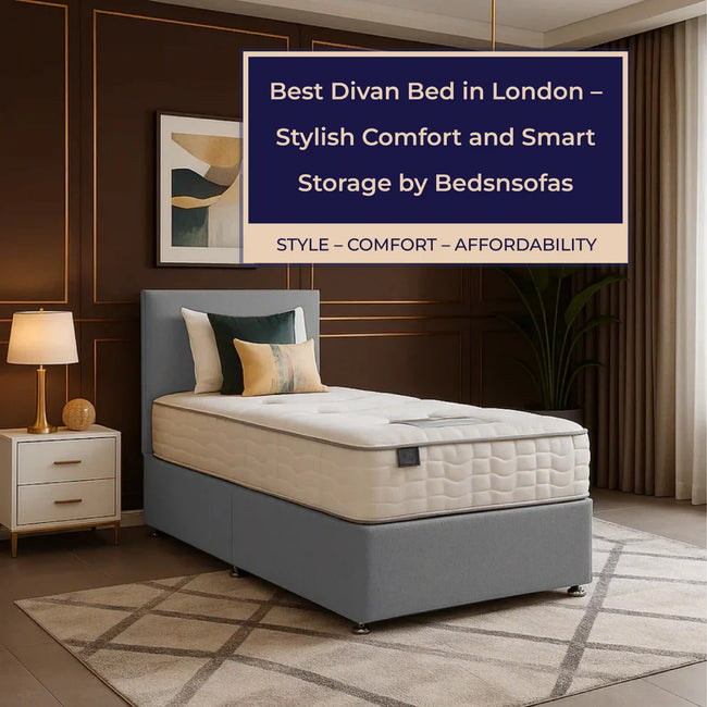 Best Divan Bed in London – Stylish Comfort and Smart Storage by Bedsnsofas